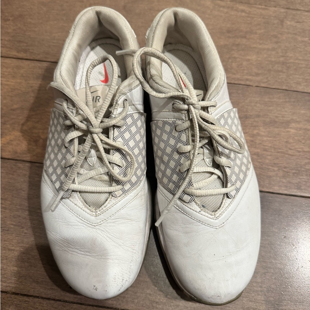 Nike womens White and Gray Athletic Shoes